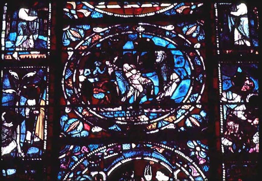 Nave, window 8, section B