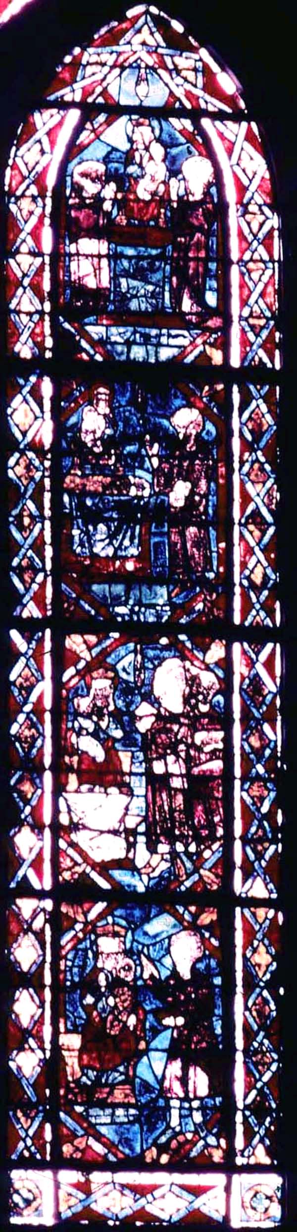 Choir, window 2X, section DE