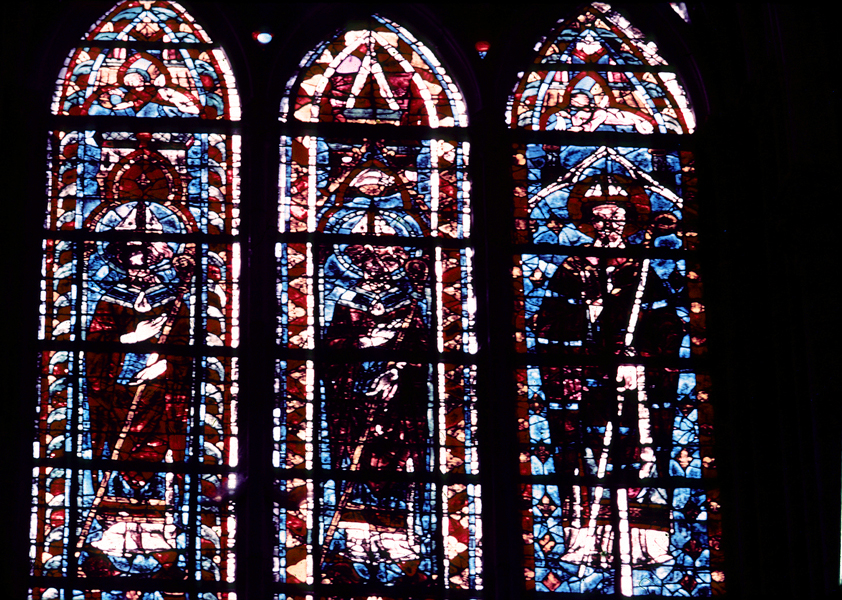 Choir, window 3x, section DEF2