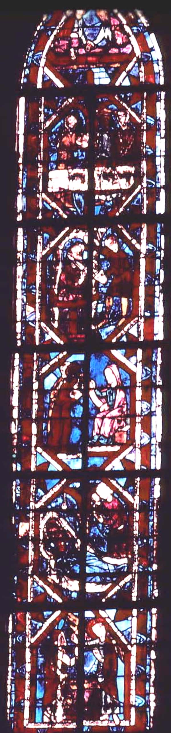 Choir, window 8X, section AB