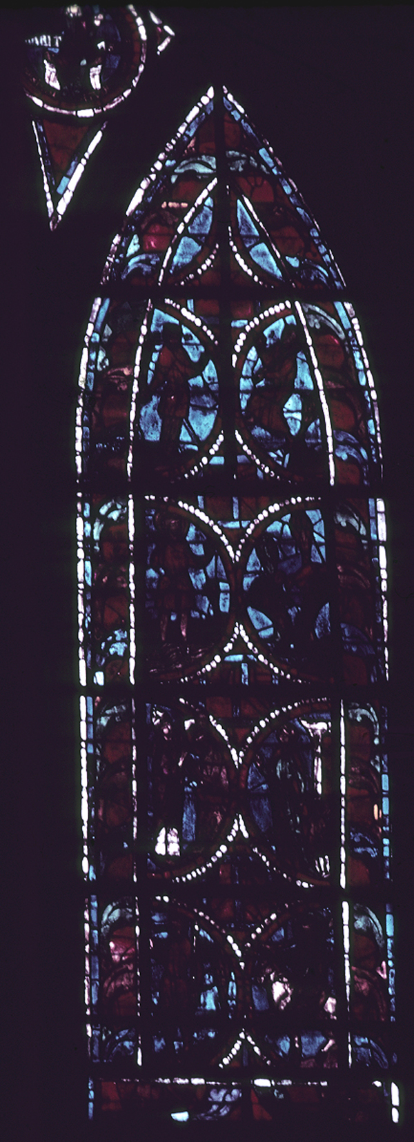 Choir, window 12X, section C