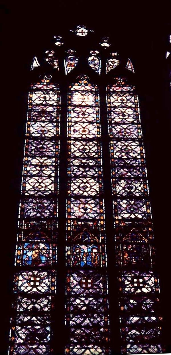 Apse, window 5Y, section ABC (Chapel: Saint-Michel)