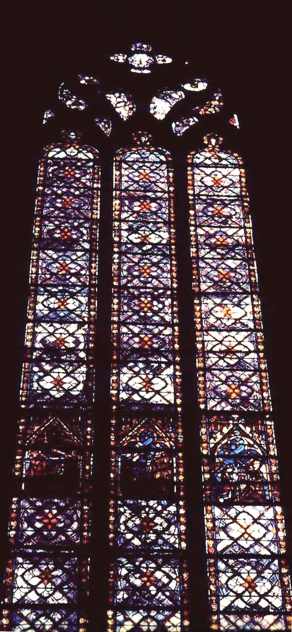 Apse, window 5X, section ABC (Chapel: Saint-Michel)