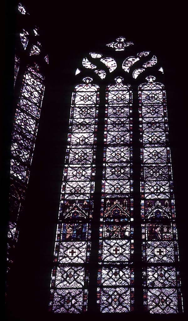 Apse, window 5Z, section ABC (Chapel: Saint-Michel)