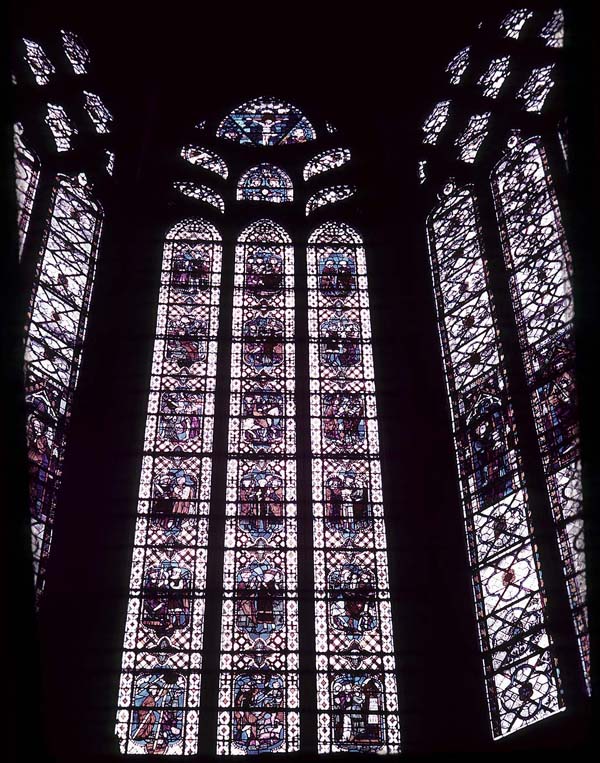 Apse, window 7Y, section ABC (Chapel: Notre-Dame-de-Bethléem)