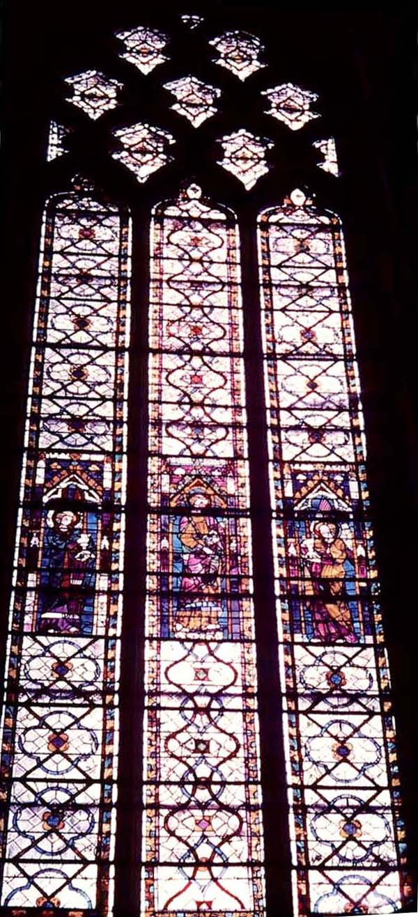 Apse, window 7X, section ABC (Chapel: Notre-Dame-de-Bethléem)