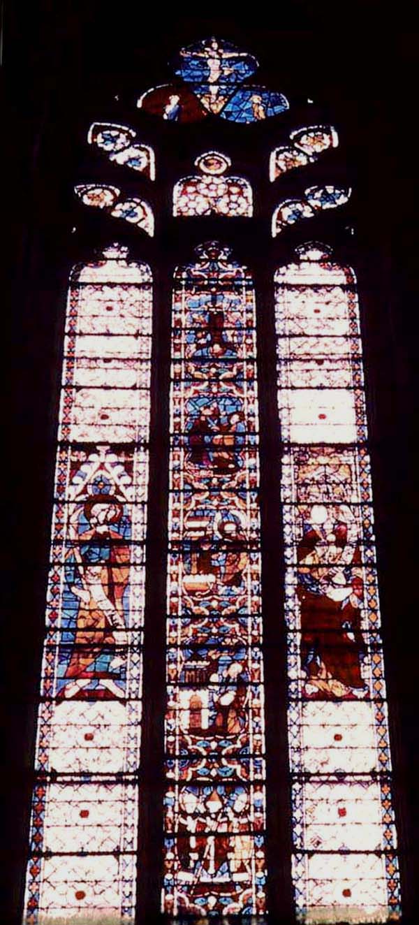 Apse, window 6Y, section ABC (Chapel: Saint-Pierre)