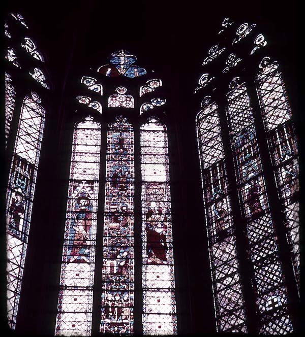 Apse, window 6Y, section ABC (Chapel: Saint-Pierre)