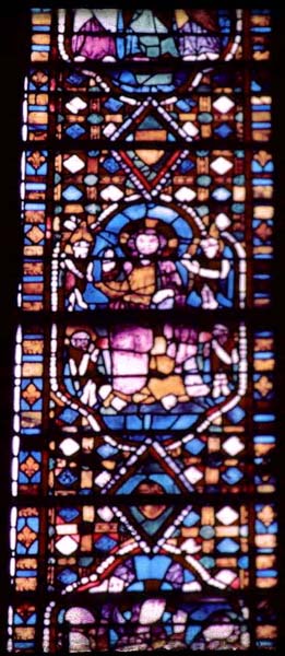 Window 8Y, section ABc 3 (Chapel: Sainte-Trinité)