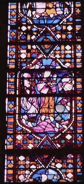 Window 8Y, section ABC 2, detail (Chapel: Sainte-Trinité)