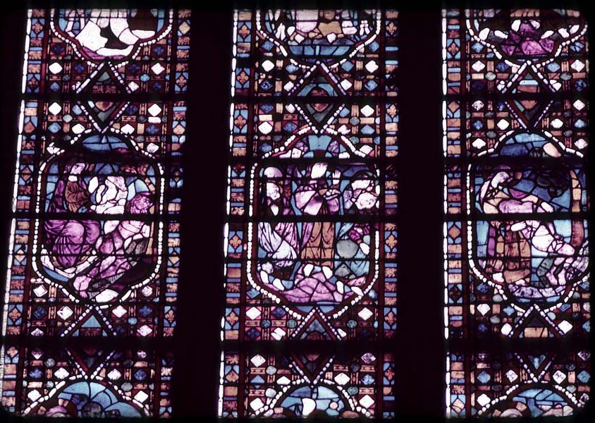 Window 8Y, section ABC 2, detail (Chapel: Sainte-Trinité)