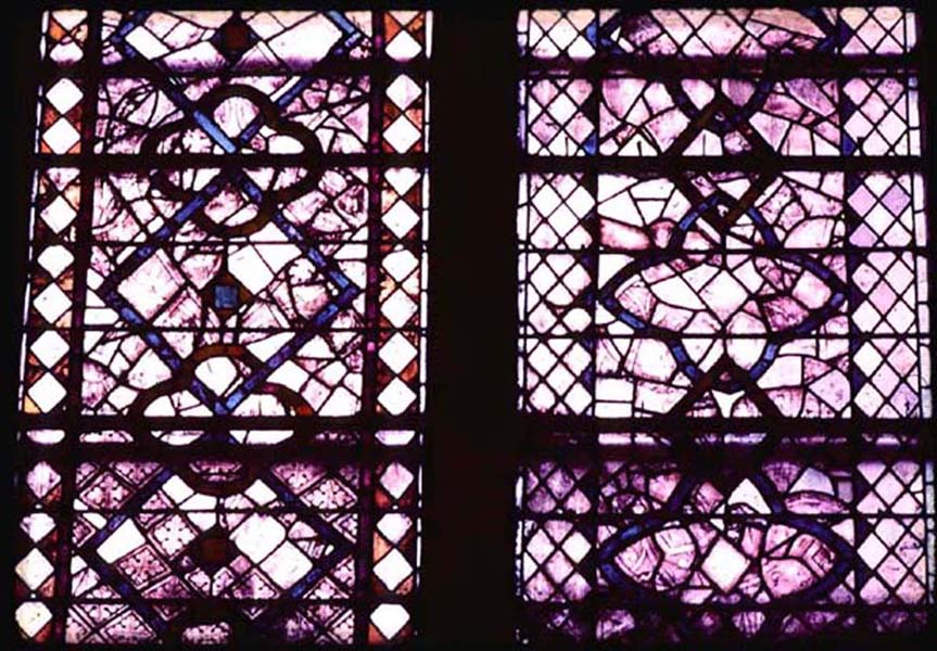 Window 8Z, section BC, grisaille