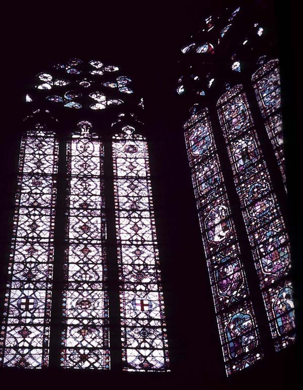 Window 8X, section ABC, full (Chapel: Sainte-Trinité)