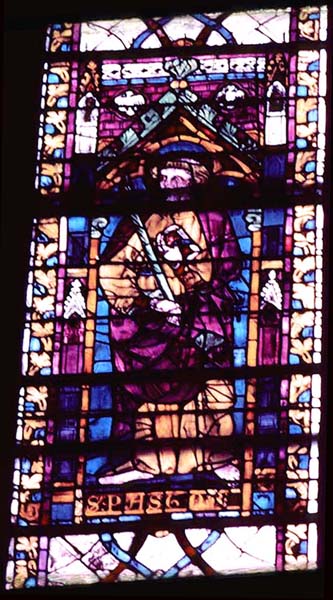 Apse, window 7Z, section BC 2 (Chapel: Notre-Dame-de-Bethléem)