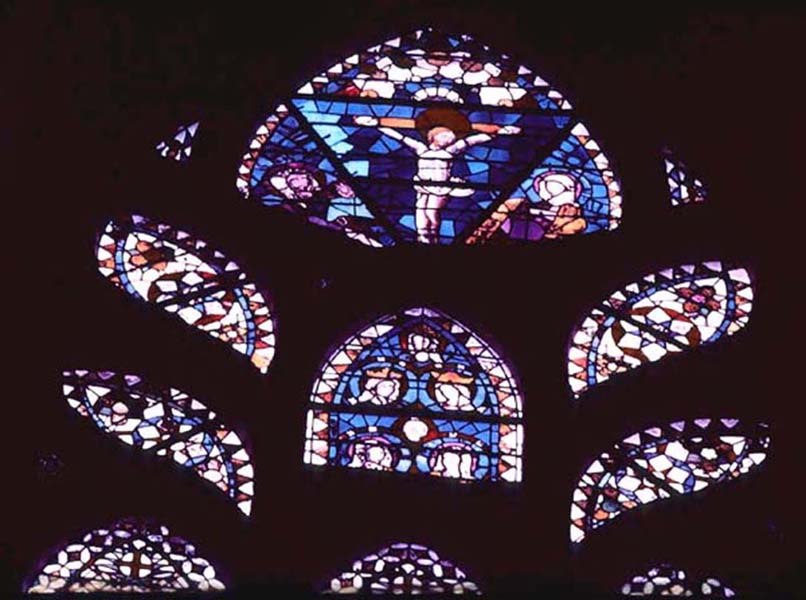 Apse, window 7Y, section D (Chapel: Notre-Dame-de-Bethléem)