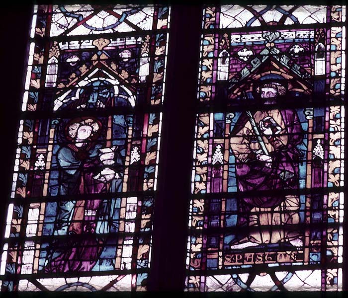 Apse, window 7Z, section BC 2 (Chapel: Notre-Dame-de-Bethléem)