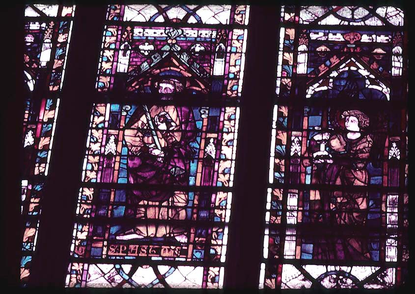 Apse, window 7Z, section A 2 (Chapel: Notre-Dame-de-Bethléem)