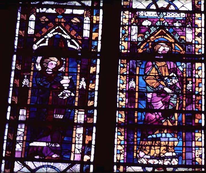 Apse, window 7X, section AB 2 (Chapel: Notre-Dame-de-Bethléem)