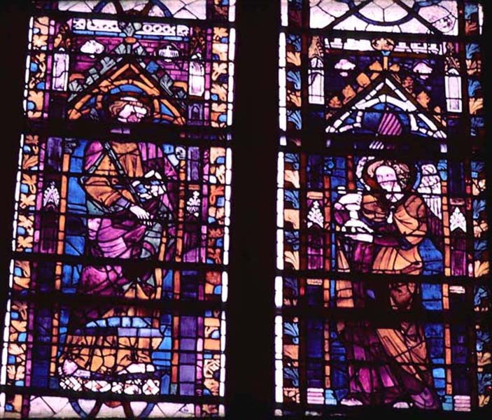 Apse, window 7X, section C 2 (Chapel: Notre-Dame-de-Bethléem)