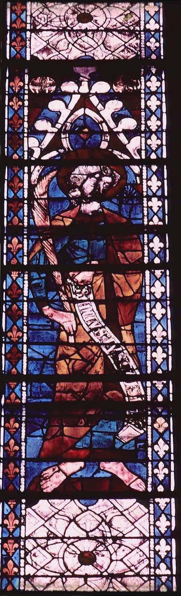Window 6Y, section A 2 (Chapel: Saint-Pierre)