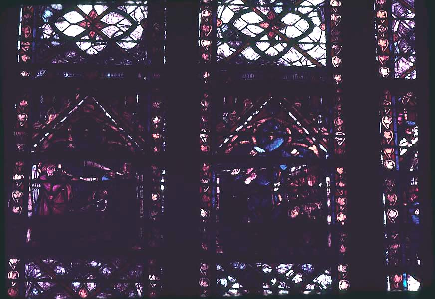 Apse, window 5X, section AB 2 (Chapel: Saint-Michel)