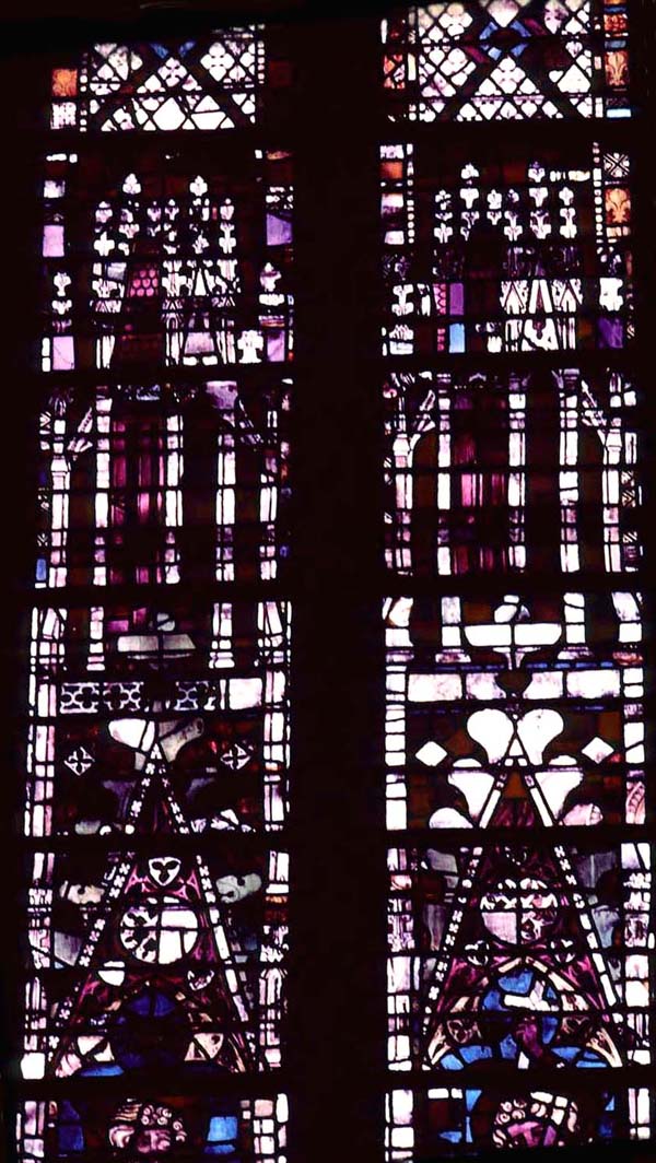 Choir, window 50, detail (Choir)