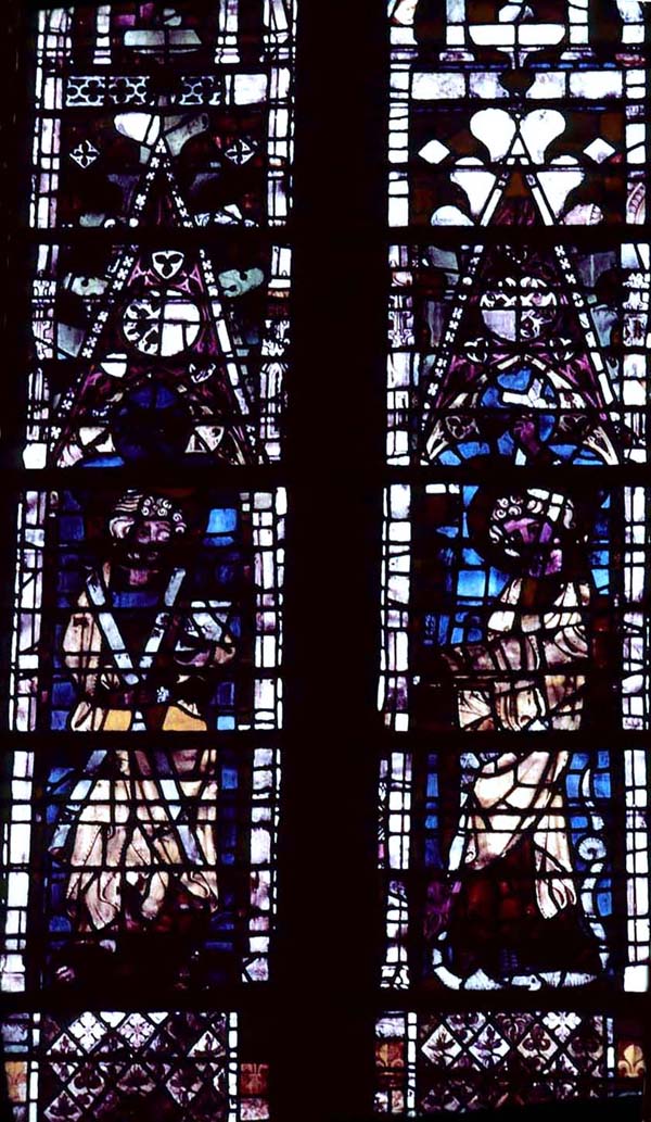 Choir, window 58, detail (Choir)