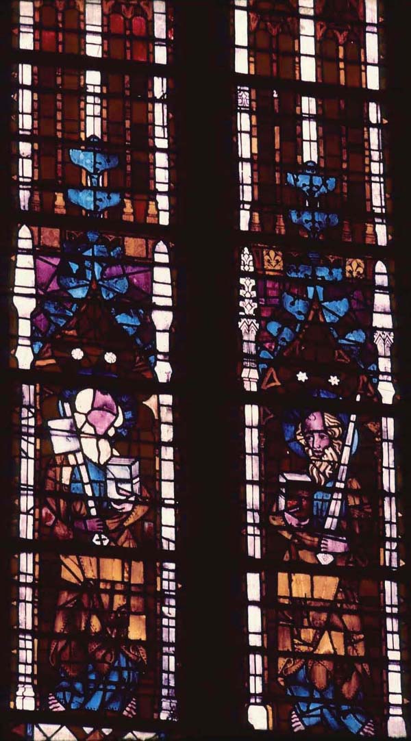 Choir, window 6B, detail (Choir)