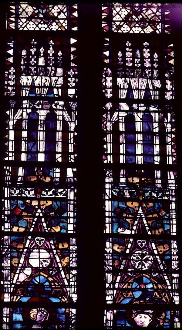 Choir, window 9D, detail (Choir)