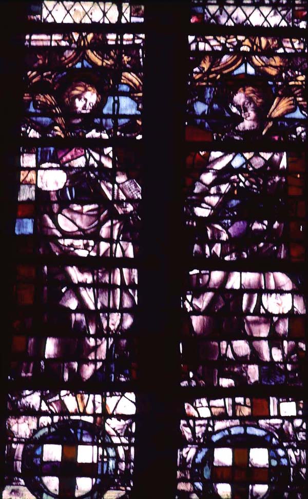Choir, window 4, detail (Choir)