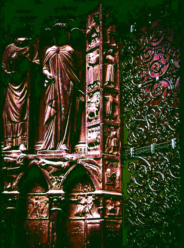 Exterior sculpture, detail