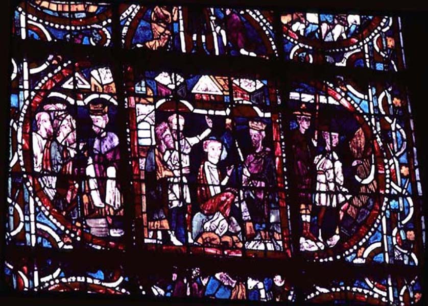 Transept, window B, section 3AB4