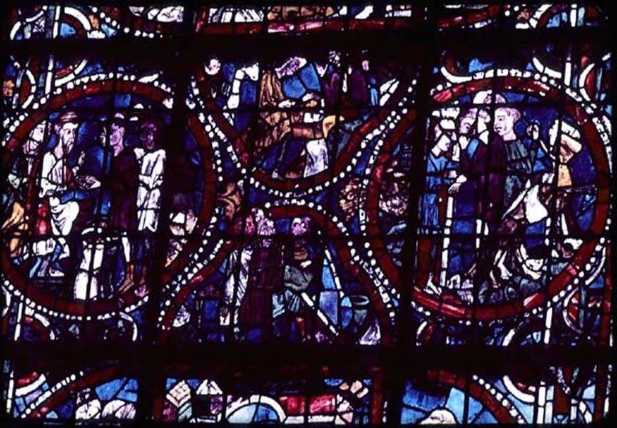 Transept, window B, section 3AB3