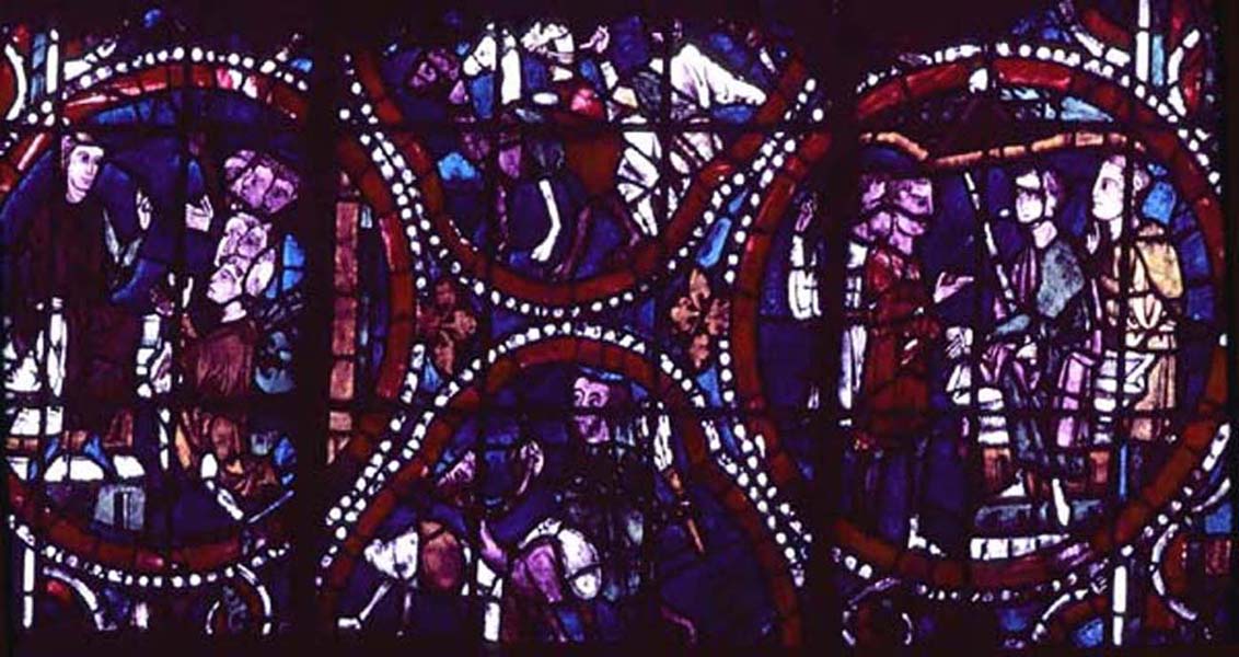 Transept, window B, section 3AB1