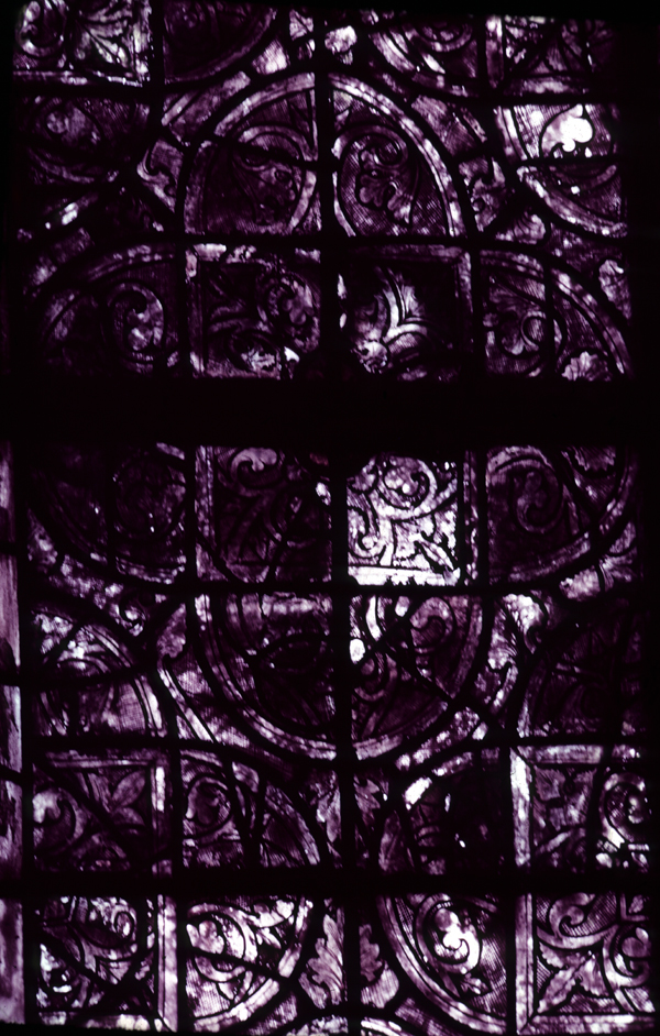 Window 1, grisaille detail