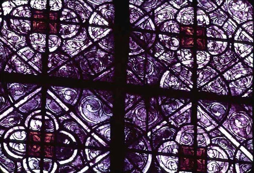 Window 2, grisaille detail
