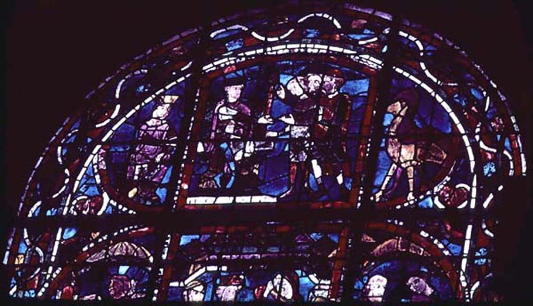 Transept, window B, section 3 AB 7