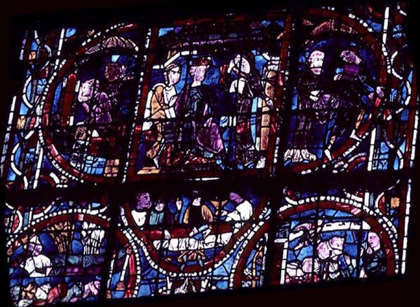 Transept, window B, section 3 AB 6