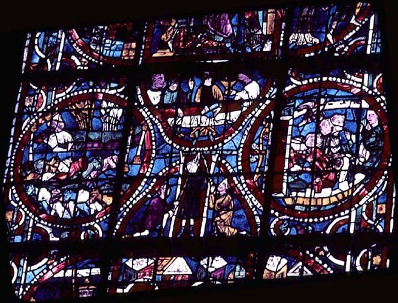 Transept, window B, section 3AB5