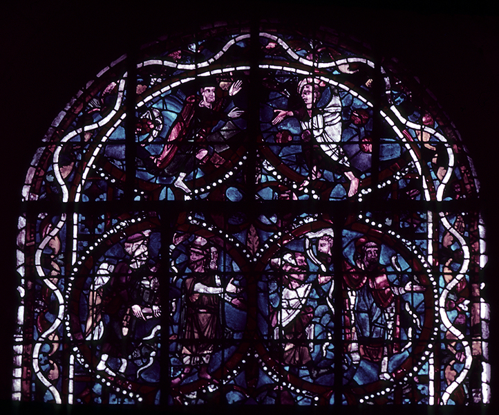 Transept, window B, section 1 AB