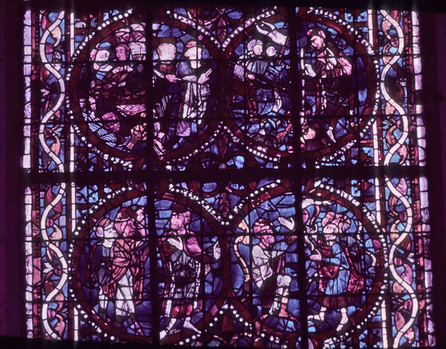 Transept, window B, section 1 AB 5-4