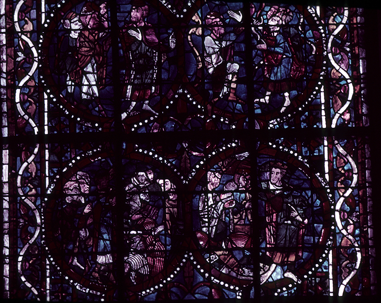 Transept, window B, section 1 AB 3