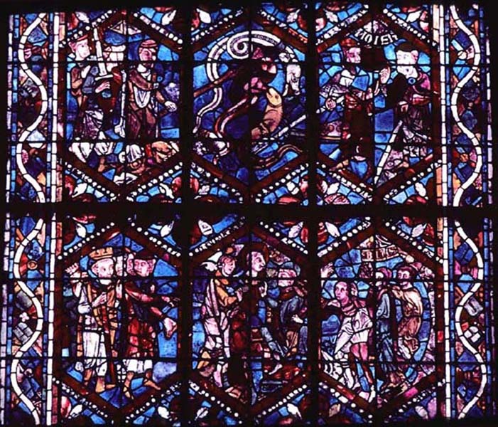 Transept, window 2, section AB 5-4