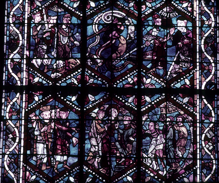 Transept, window 2, section AB 5-4