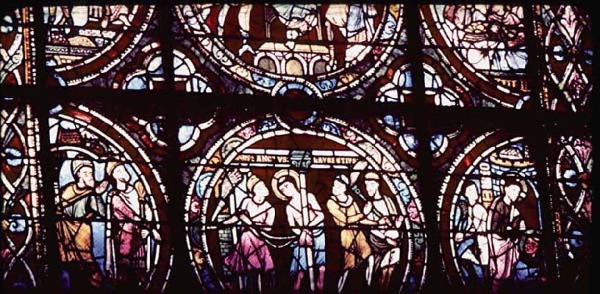 Chancel, window X, section D