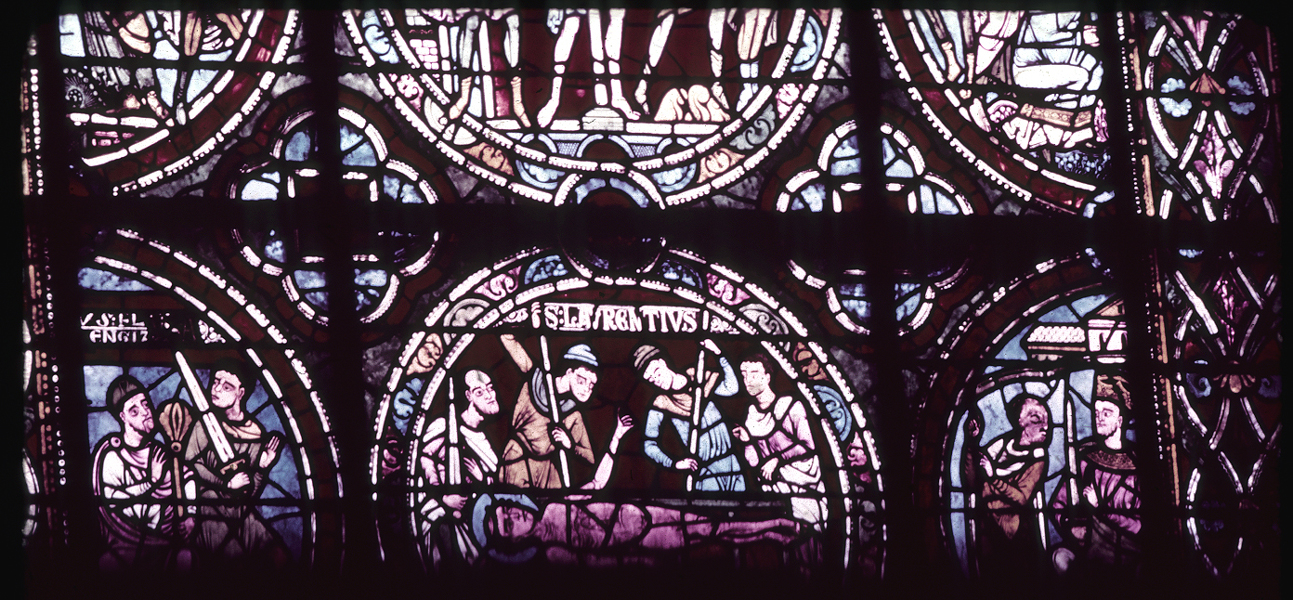 Chancel, window X, section E