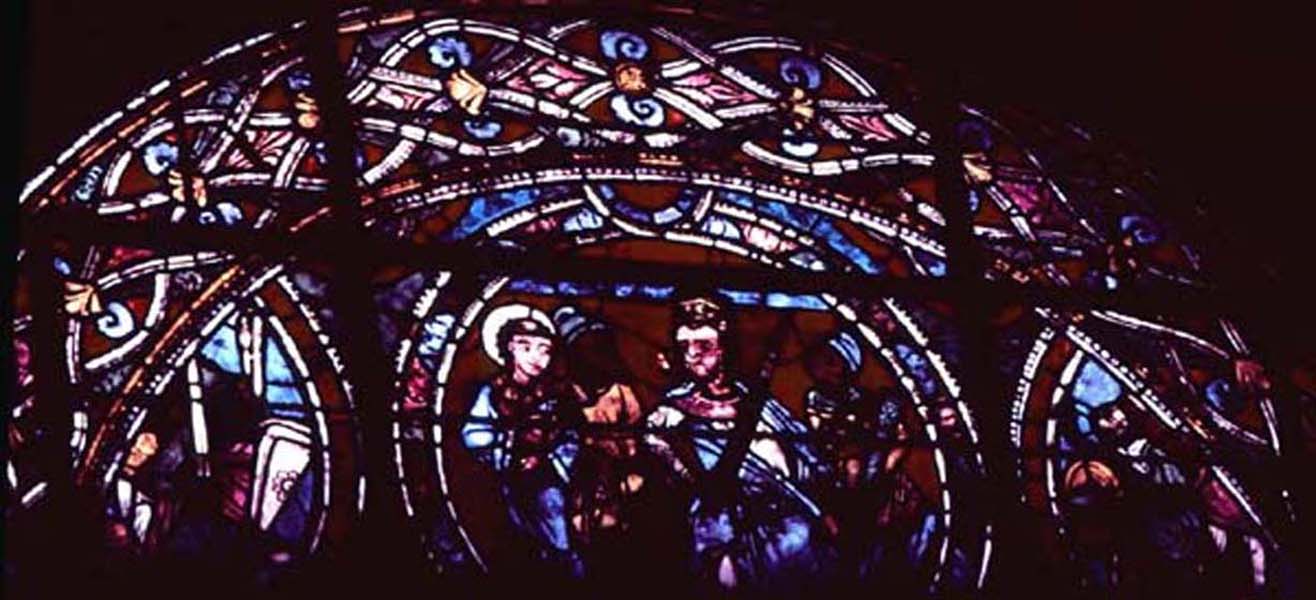 Chancel, window X, section A