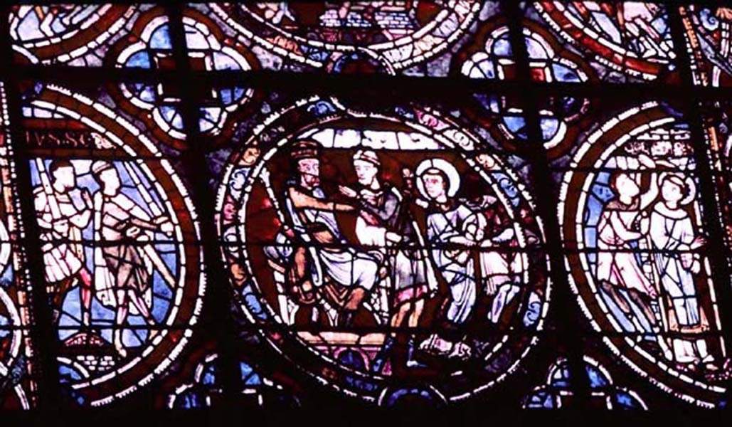 Chancel, window X, section B