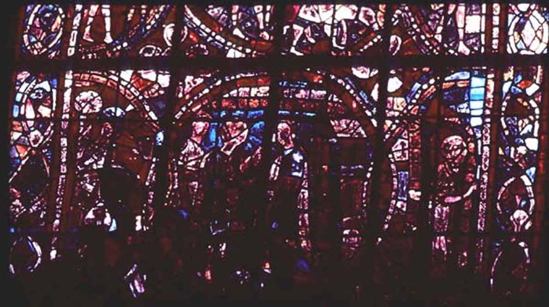 Transept, window A3, section 4