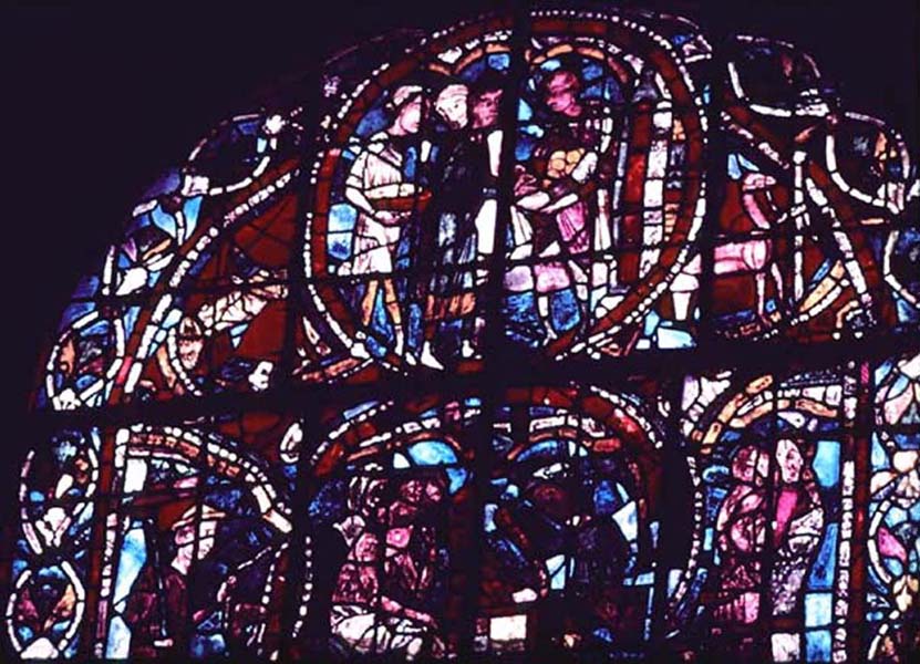 Transept, window A3, section 7